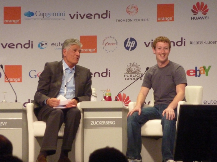e-G8 Forum, 25 mai 2011, Maurice Lévy et Marc Zuckerberg